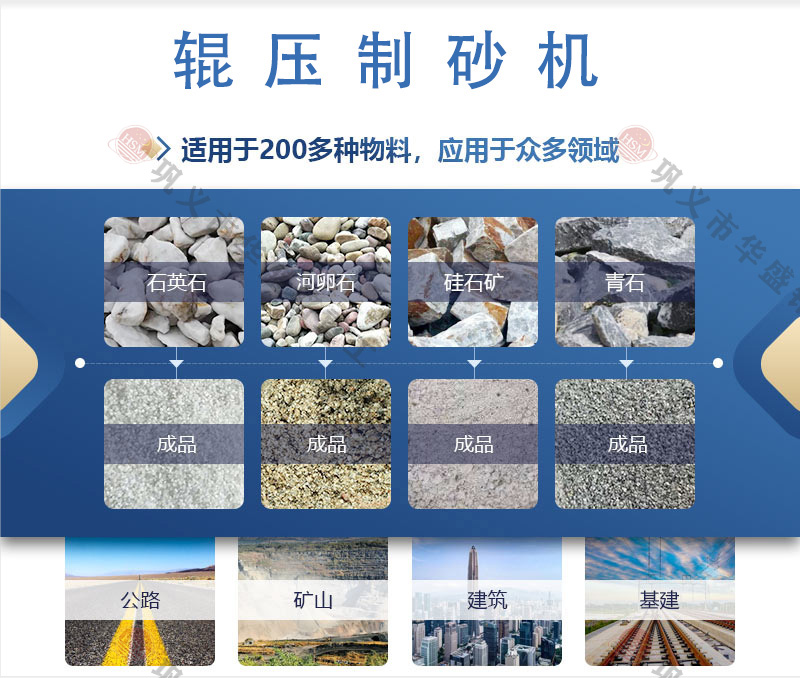 辊压制砂机成品展示水印1 辊压制砂机成品展示水印1